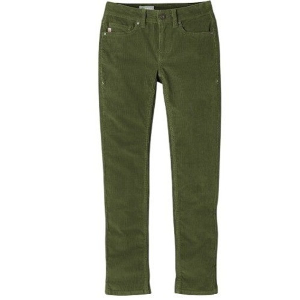 Stio Women's Rivet Corduroy‎ Pants Olive Green Size 6 Short Organic Cotton Blend